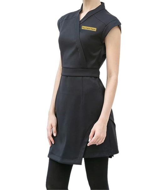 Salon Professional Uniform Dress- Color Black