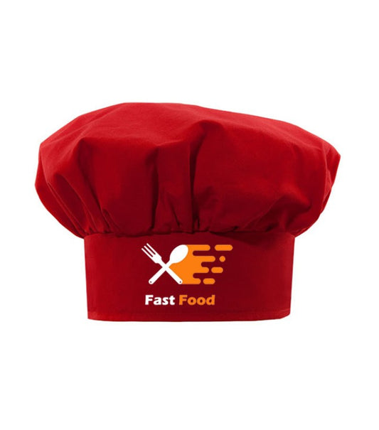 Classic Chef Hat - Color Red