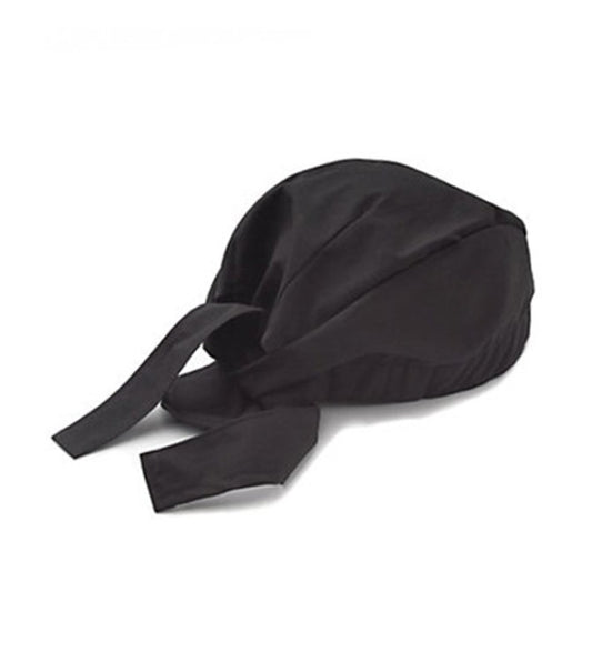Wrap Chef Cap - Color Black
