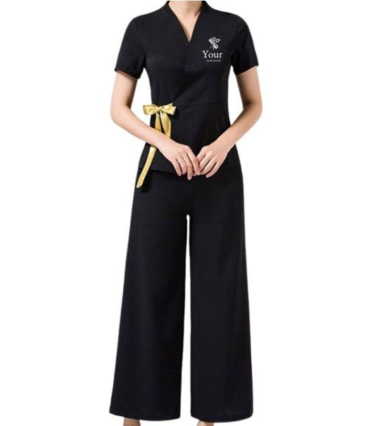 Stylist Pro Spa Uniform (2 Piece) - Color Black