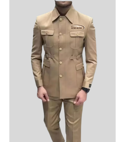 EliteVoyage Safari Suit Driver Uniforms - Color Beige