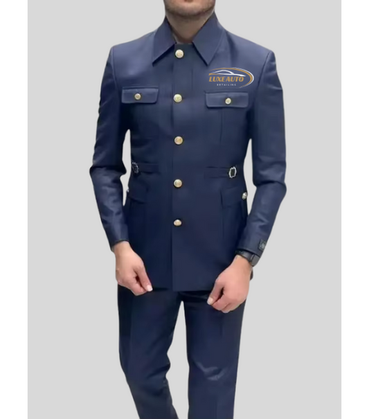EliteVoyage Safari Suit Driver Uniforms - Color Navy Blue