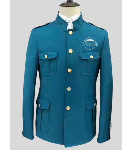 ExecRoute Safari Top Driver Uniforms - Color Teal