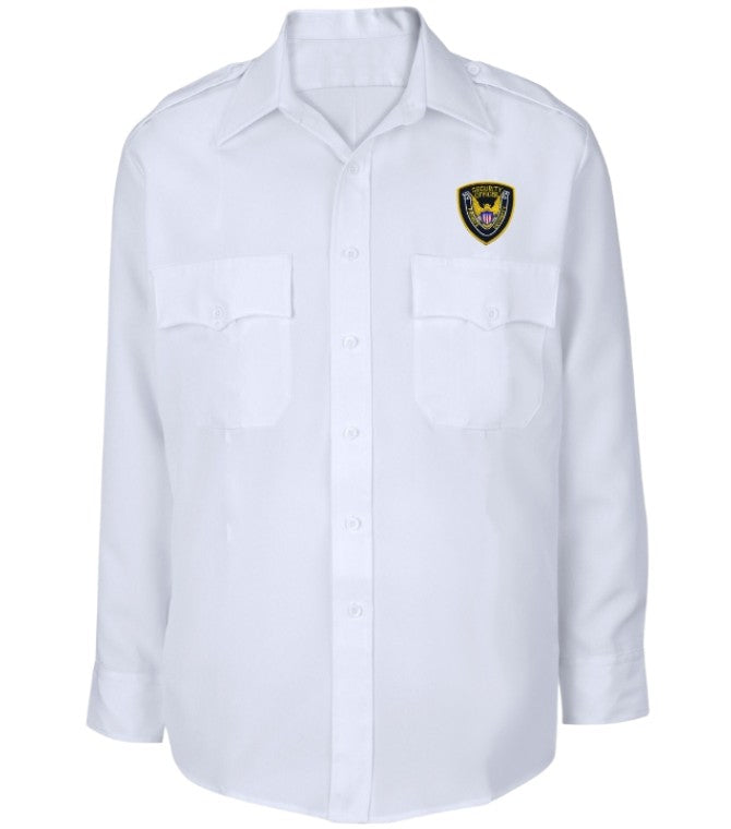 PrimeGuard Polo Security Guard Shirt - Color White