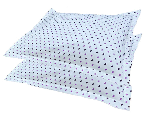 Pillow Covers - Color Purple Dots