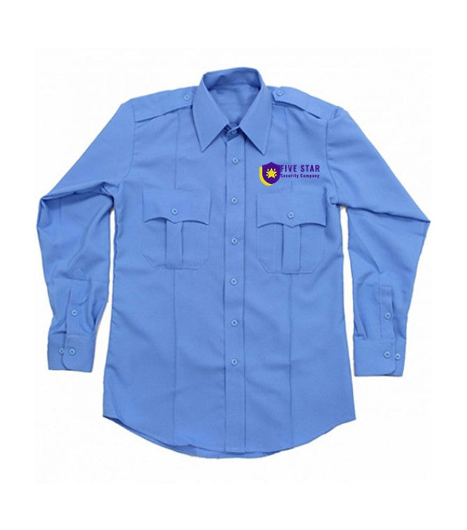 SecureStyle Polo Security Guard Shirt - Color Blue
