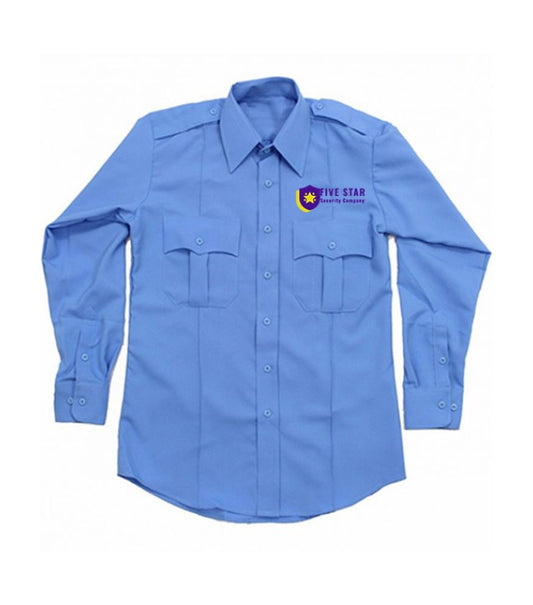 SecureStyle Polo Security Guard Shirt - Color Blue