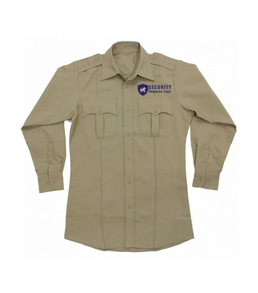 SecureStyle Polo Security Guard Shirt - Color Khaki