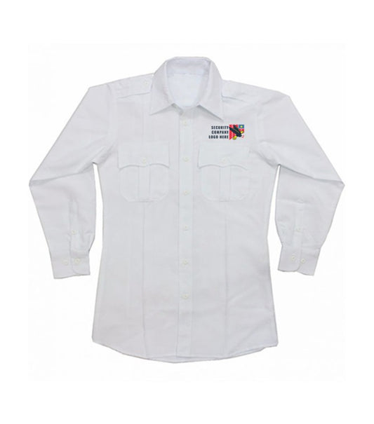 SecureStyle Polo Security Guard Shirt - Color White