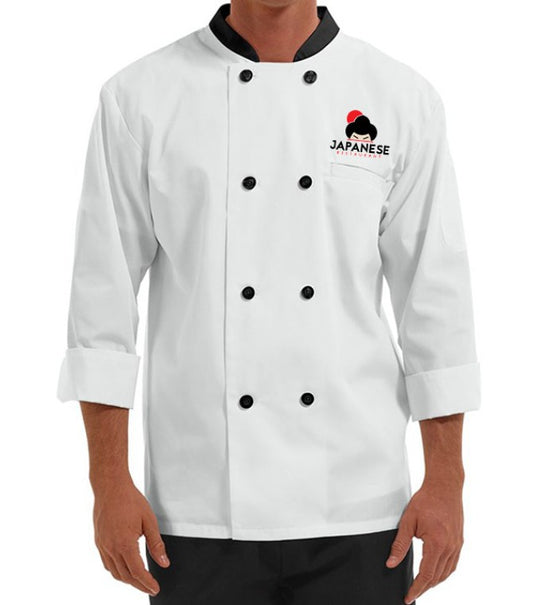 ChefRegal 3/4 Sleeve Chef Coat - Color White