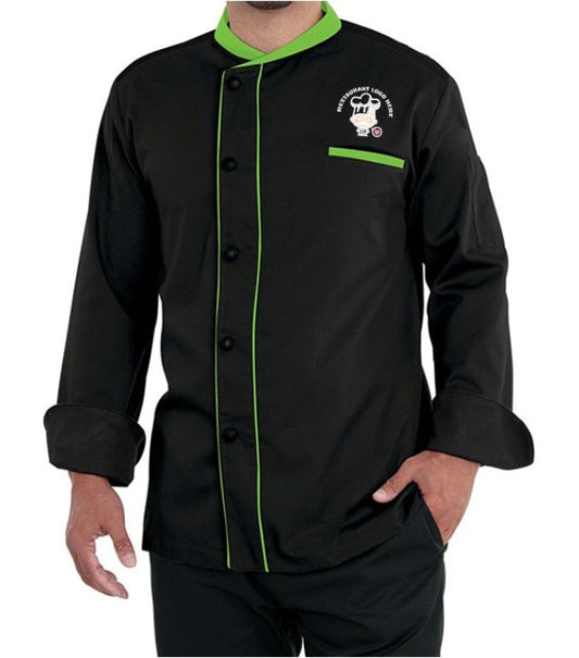 DuoEdge Chef Coat - Color Black