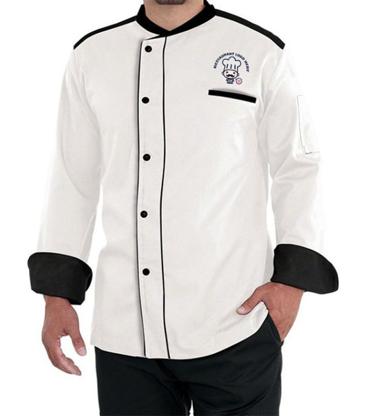 DuoEdge Chef Coat - Color White