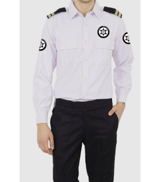 EasyShield Guard Polo Security Guard Shirt - Color White