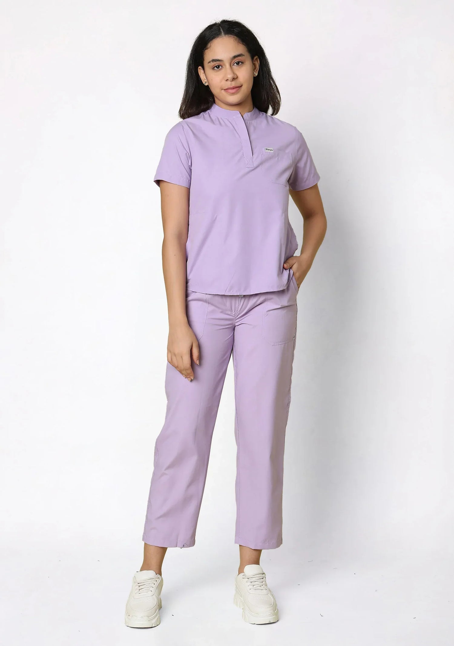 Pastel Lilac Hospital Uniforms