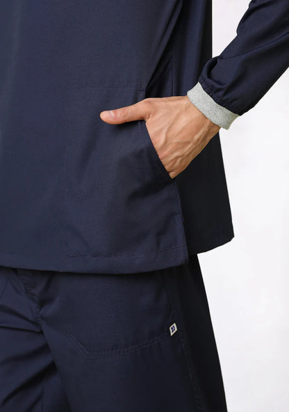 Men's Scrubs - Classic Longsleeves Color Navy