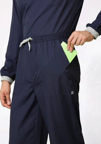Men's Scrubs - Classic Longsleeves Color Navy