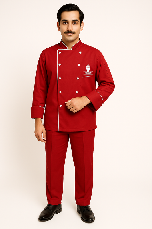 DoubleCrest Coat - Color Carmine Red