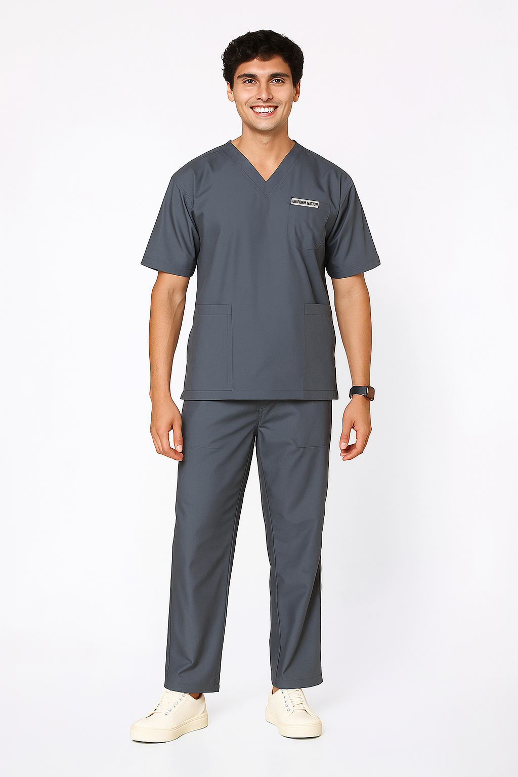 Steel Grey Hospital Uniforms