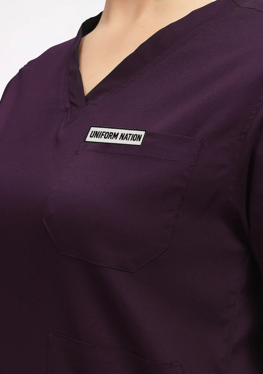 Women's Scrubs - Flex2 Color Wine