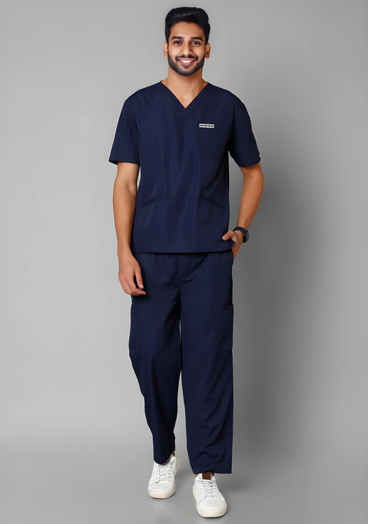 Men's Scrubs - Classic Color Navy