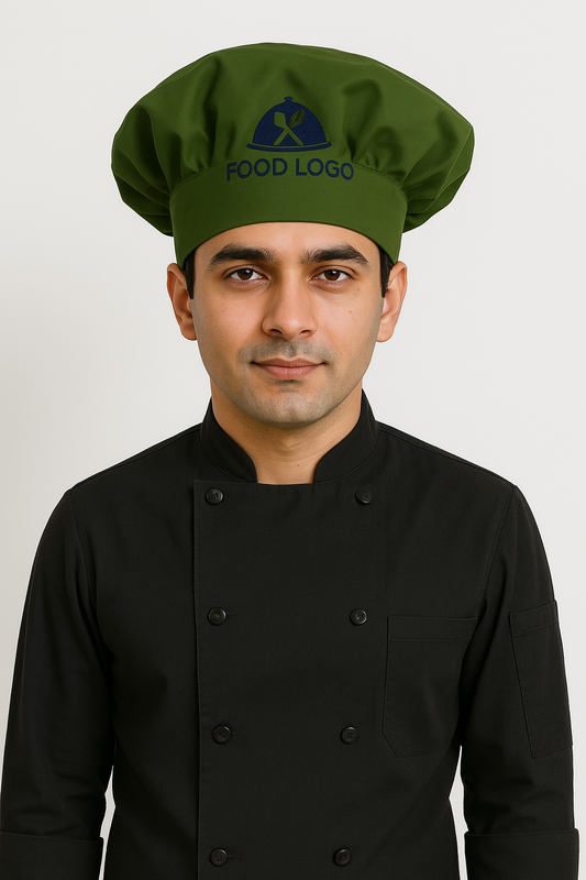 Classic Chef Hat - Color Military Green