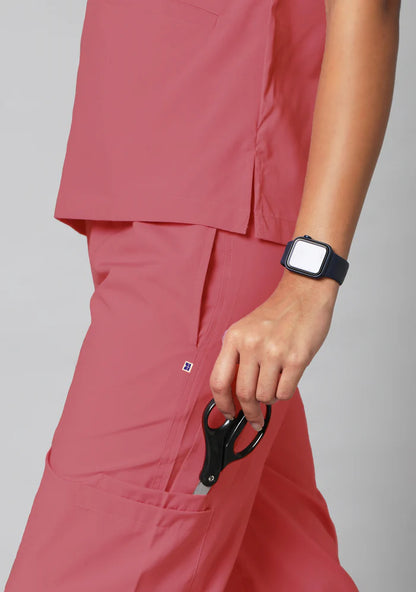 Women's Scrubs - Classic 10 Pockets Color Mauve