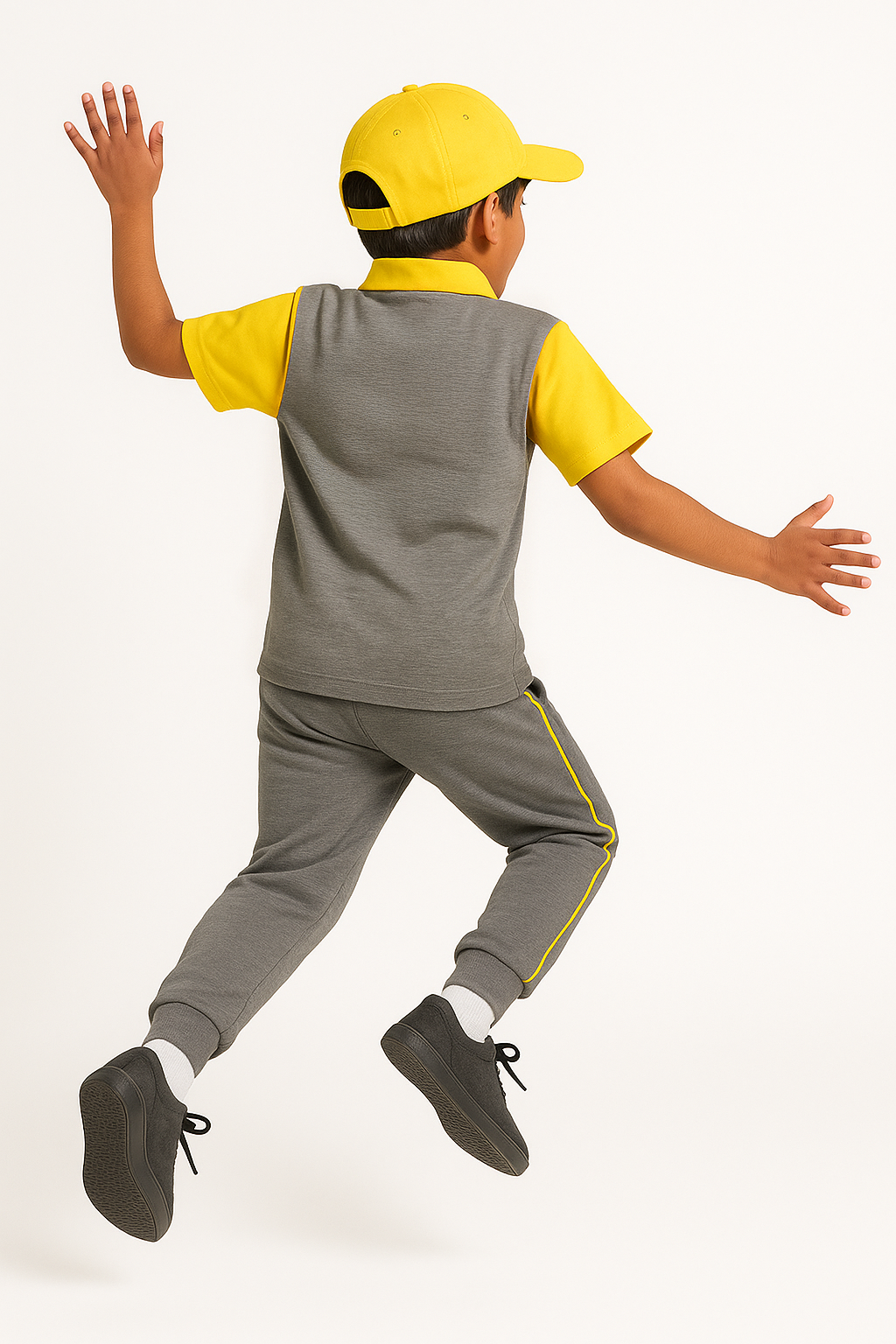 House T-shirt (Grey Base) - Color Yellow