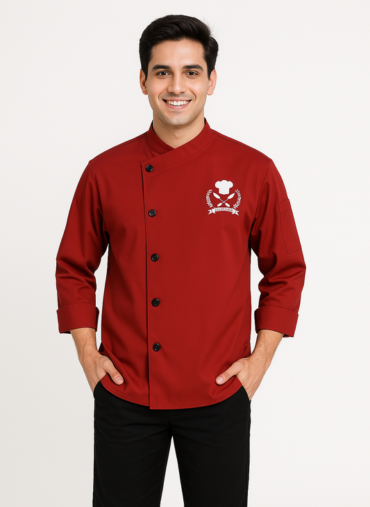 CrossFlame Couture Coat - Color Red