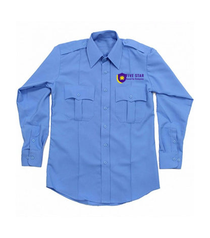 SecureStyle Polo Security Guard Shirt - Color Blue